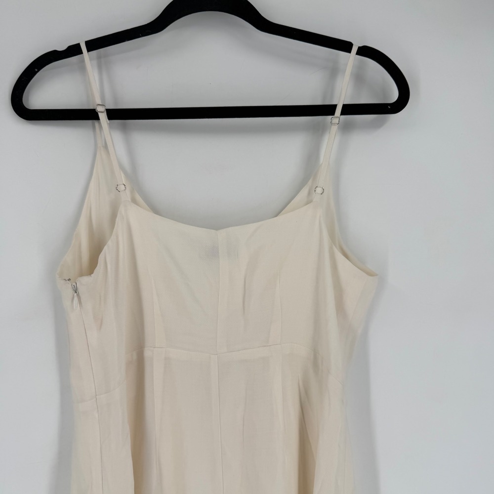 NWT Gentle Fawn Midi Dress Womens 2 White Ruffle Lace Boho Cottagecore Ivory - Picture 8 of 16